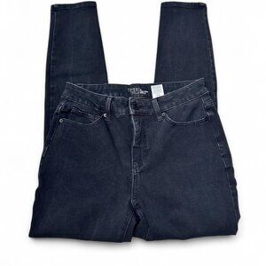 black jeans time and tru high rise skinny